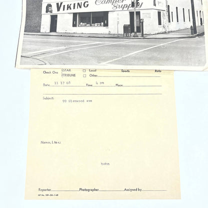 1968 Star Tribune Newspaper Photo Viking Camper Supply Glenwood MPLS MN AC4-3