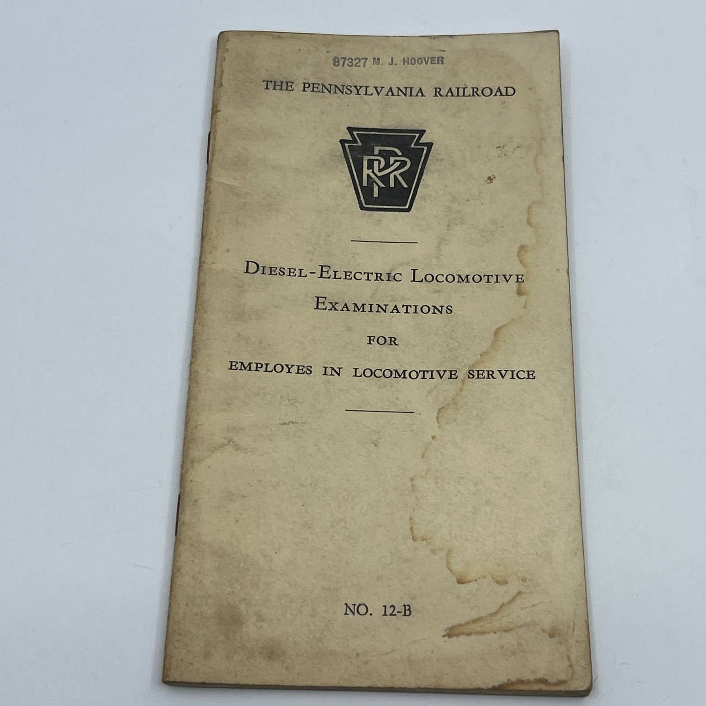 1958 Pennsylvania Railroad Diesel-Electric Locomotive Examinations Manual TG6