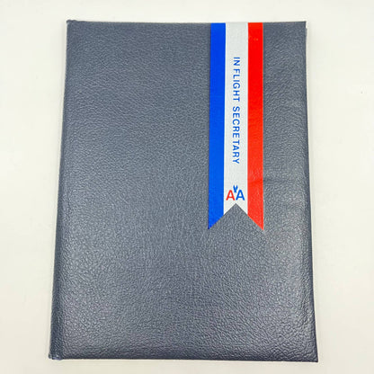 Vintage American Airlines In-Flight Secretary Folio - Stylized Eagle Logo TF7