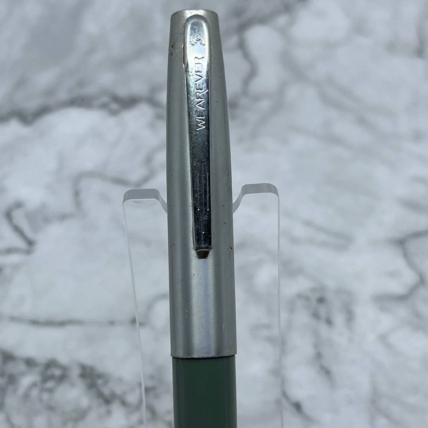 Vintage Fountain Pen Wearever Gray-Green Cartridge Fill SE7