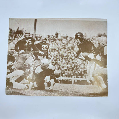 Vintage Old Time Football Photo Print Poster Leather Helmets 11x14” FL3