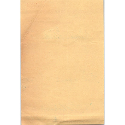 1958 Nelson's Gulf Service Billhead Receipt Dickinson TN AK3-6