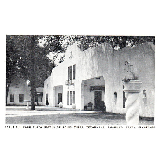 Park Plaza Motels 1954 AAA - Postcard TJ8-1