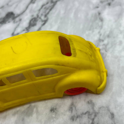 1950s VW Volkswagen Beetle Plastic Car Toy 4.5" TJ9