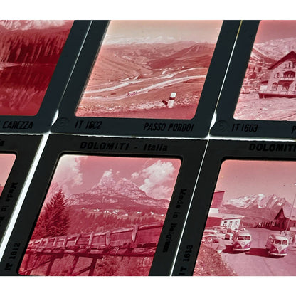 1960s Dolomite Mountains Italy Travel Slide Set of 6 2x2 Slides TK2-S4-3