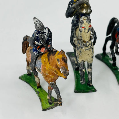 1880s British Army Horse Guard Soldiers Painted Lead Toys Set of 7 SB5