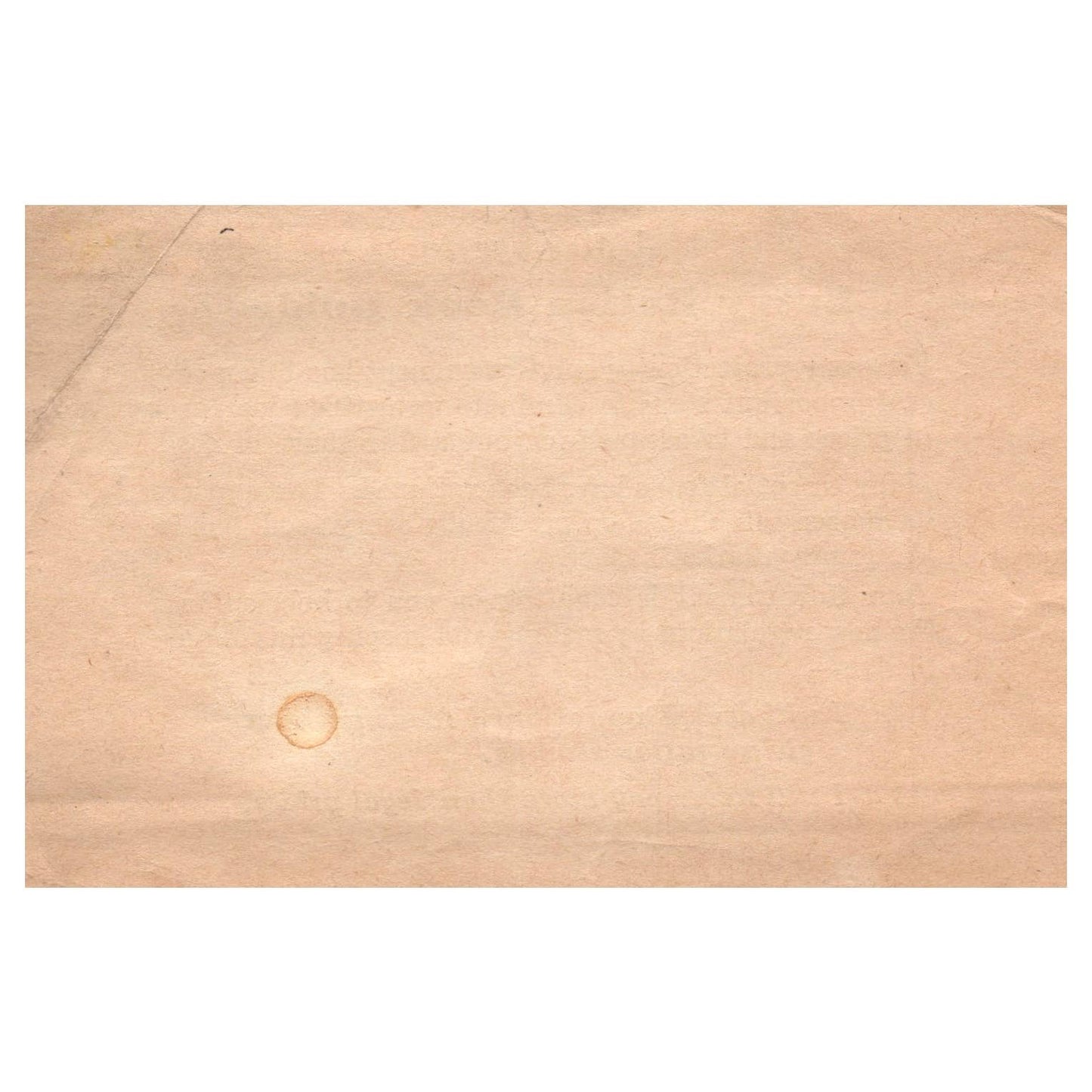 1916 WWI Ration Book Holder Message Card SF3-5