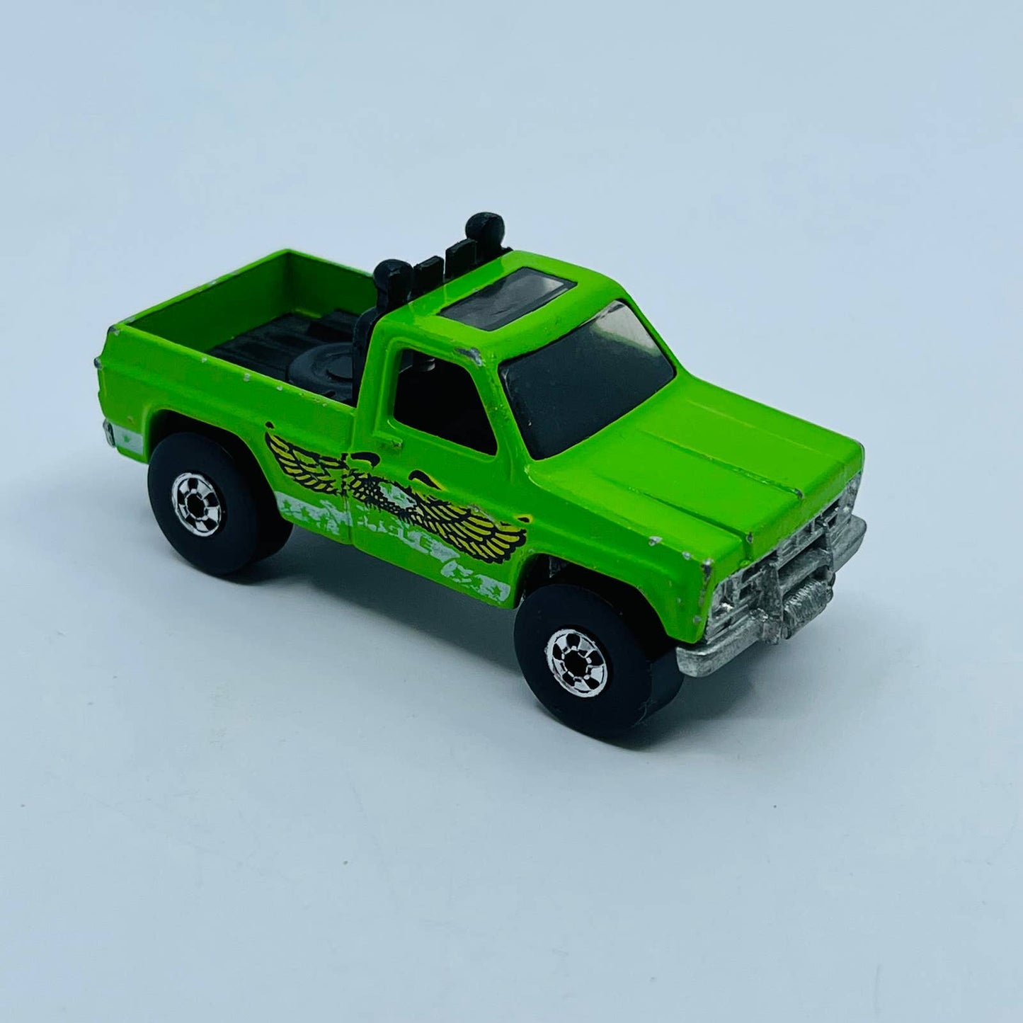 1977 Hot Wheels Chevrolet Green Eagle Pickup Truck Blackwall Hong Kong TD7