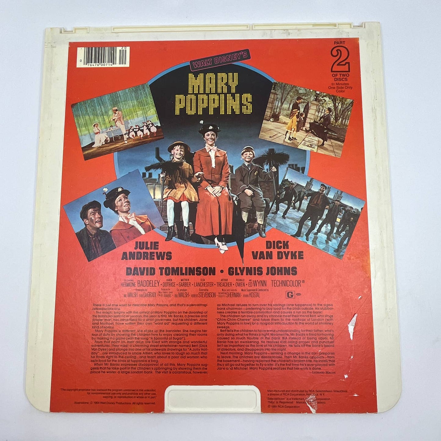 Mary Poppins PART 2 - CED VideoDisc TG2