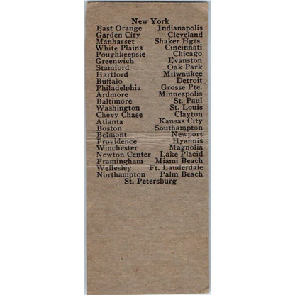 Peck and Peck New York Advertising Matchbook Cover SA9-M3