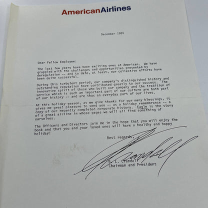 1950s-1980s Lot of Commercial Airline Ephemera American Airlines TC7