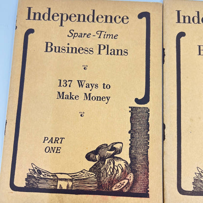 1921 Independence Spare Time Business Plans 137 Ways to Make Money SET OF 8 TF3