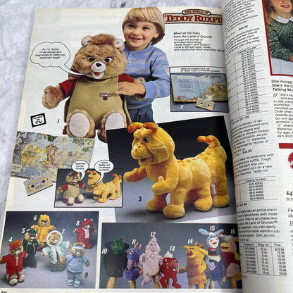 Sears Christmas Wish Book 1986 Catalog Cheryl Tiegs Barbie Rambo Legos NFL S3