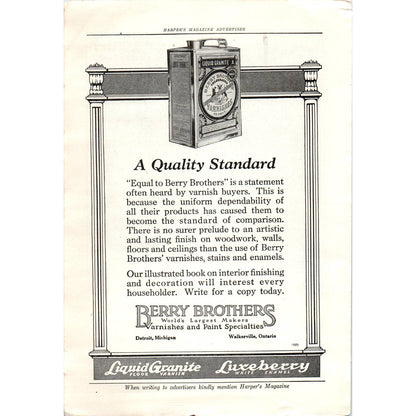 c1920 Harper's Magazine Ad - Mazda Research Labs of General Electric Co TF6-1