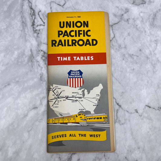 1959 January 11 Union Pacific Railroad Timetables  L1-4