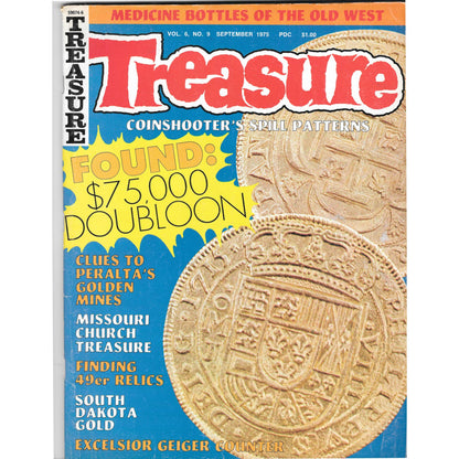 Treasure Magazine - Treasure Hunting Mining Metal Detecting Sep 1975 M4