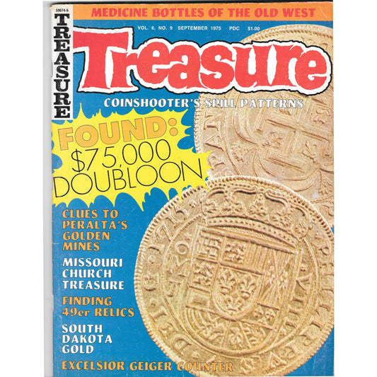 Treasure Magazine - Treasure Hunting Mining Metal Detecting Sep 1975 M4