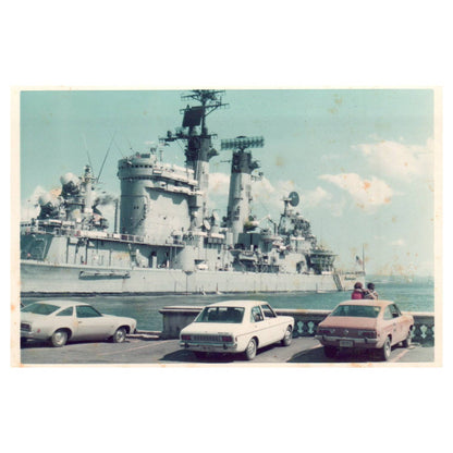 USS Chicago (CG-11) at San Diego Harbor 3.5x5" Color Photo TJ8-7
