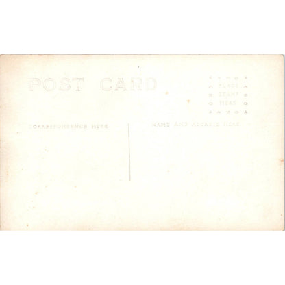 Antique RPPC Postcard Man & Woman in Horse Drawn Buggy Wagon EA3