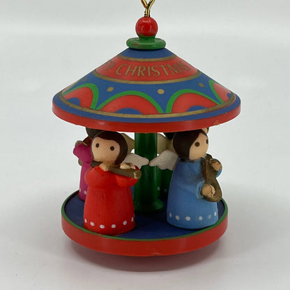 Hallmark Tree Trimmer Ornament 1979 Keepsake Christmas Angel Carousel IN BOX TB4