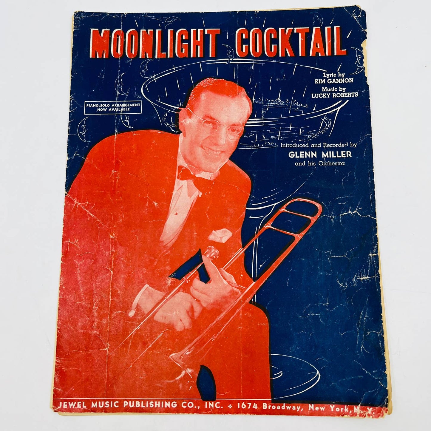 1942 Glenn Miller Moonlight Cocktail Sheet Music TD6