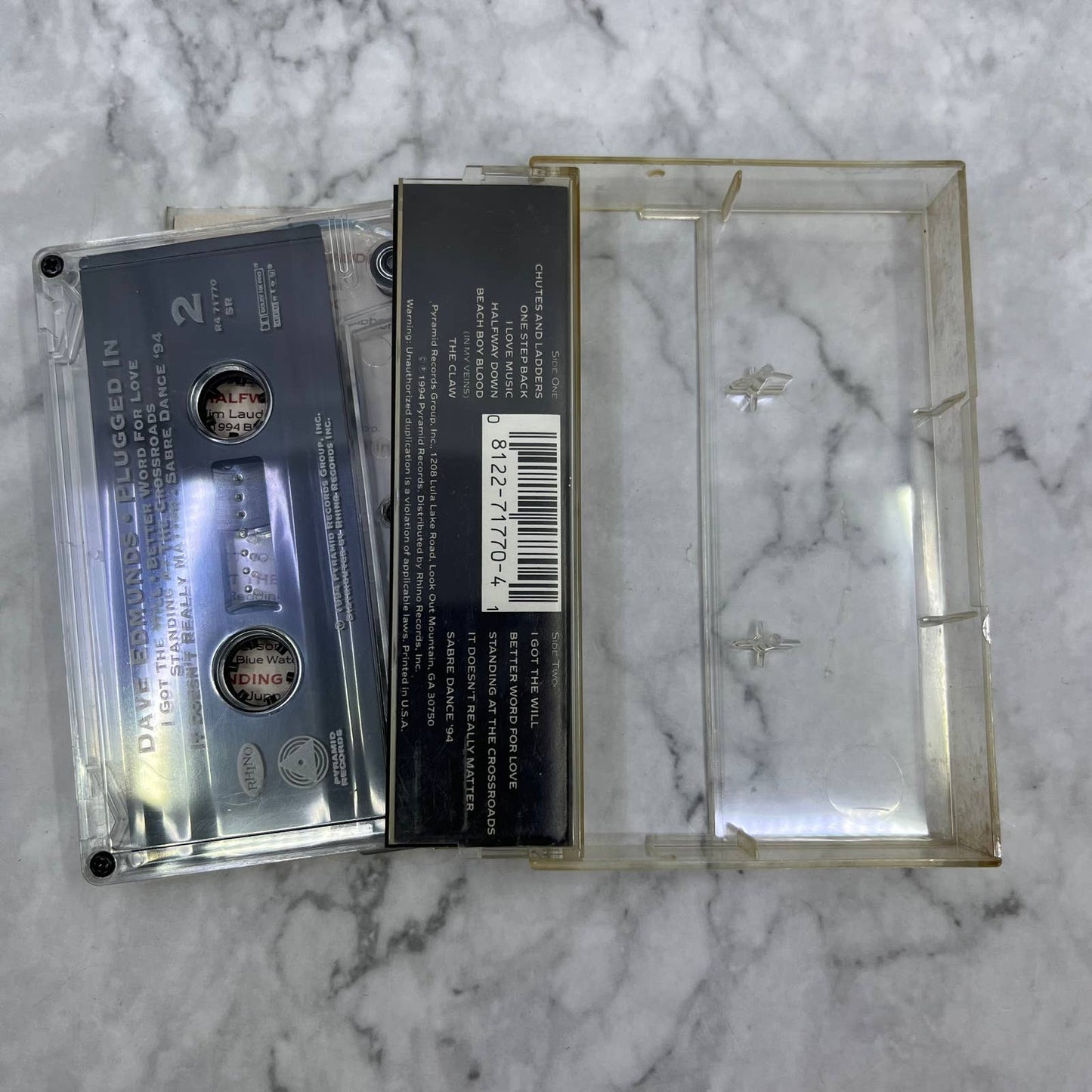 Dave Edmunds Plugged In Cassette Tape TJ3-9