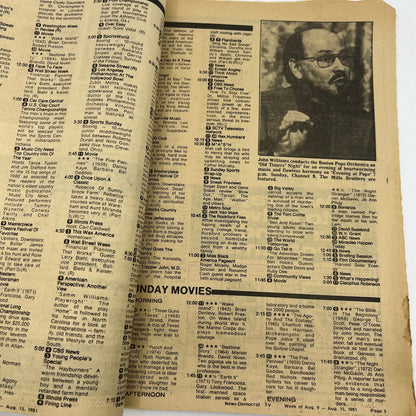 1981 Aug 9 Bellville IL News-Democrat TV Listings The Seeding of Sarah Burns L4-1