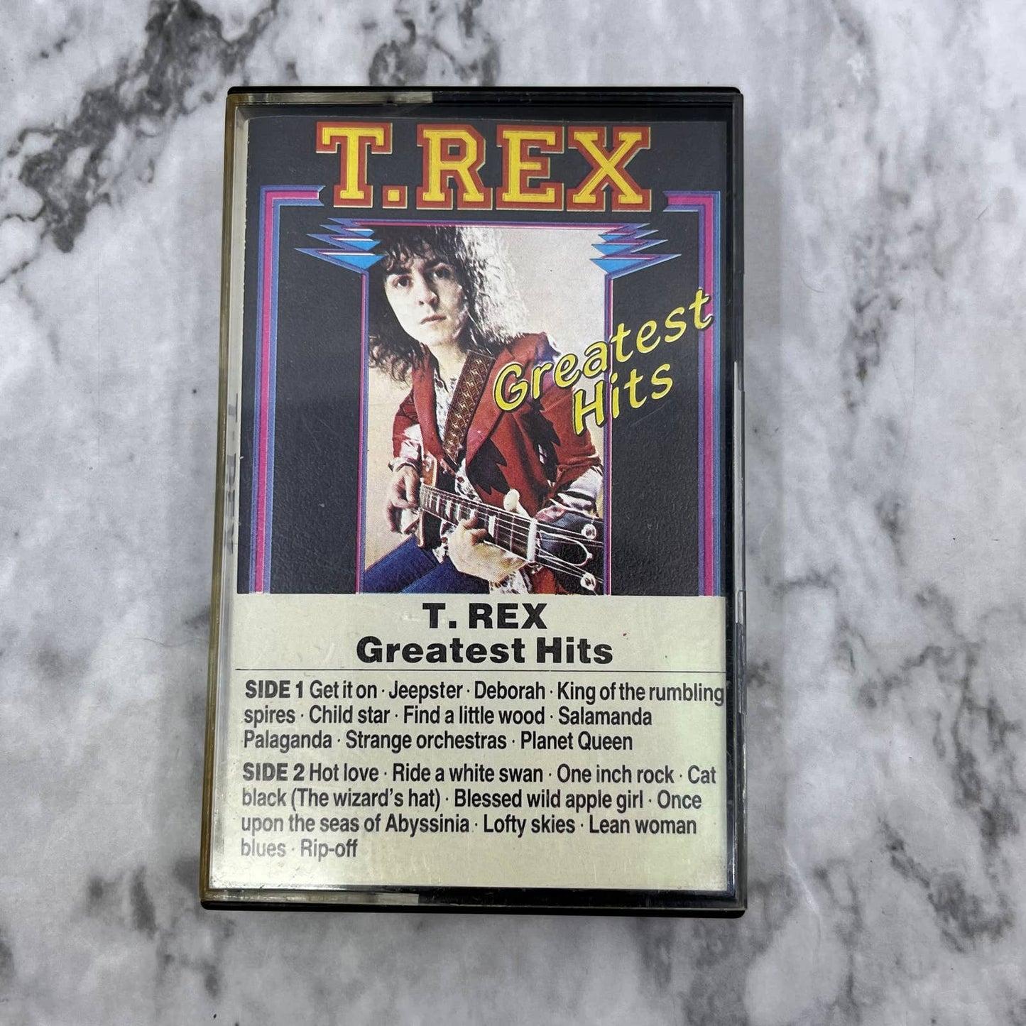 T REX Greatest Hits 70's Classic Rock Marc Nolan Cassette Tape TH1-32