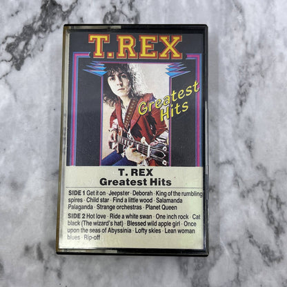 T REX Greatest Hits 70's Classic Rock Marc Nolan Cassette Tape TH1-32