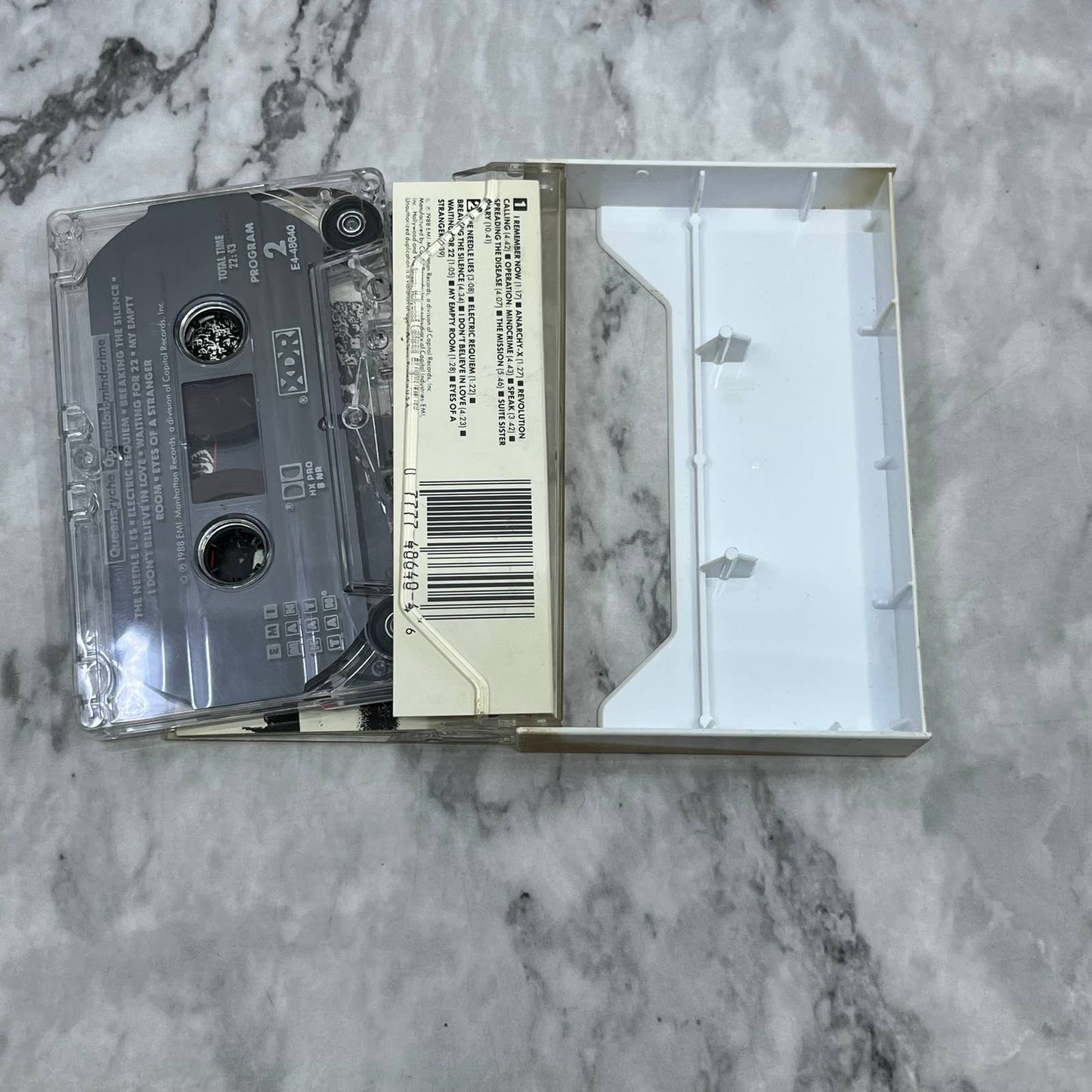 Queensryche Operation: Mind Crime Cassette Tape TC7-47