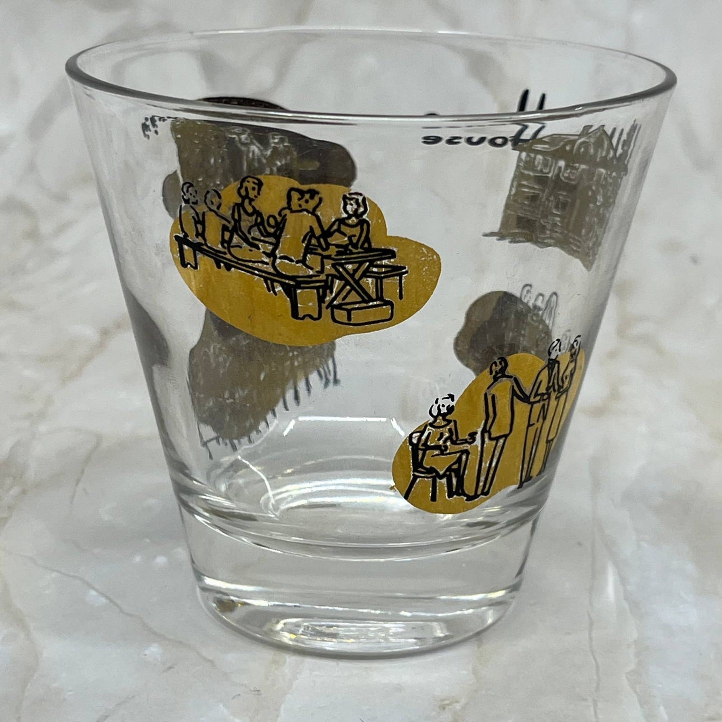 Vintage Hilltop House Wedding and Event Center Lowball Glass Rochester MN TJ1
