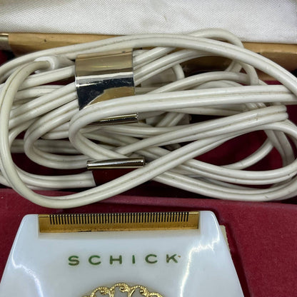 1960s Lady Schick The Crown Jewel Rhinestone Filagree Electric Shaver WORKS TF6