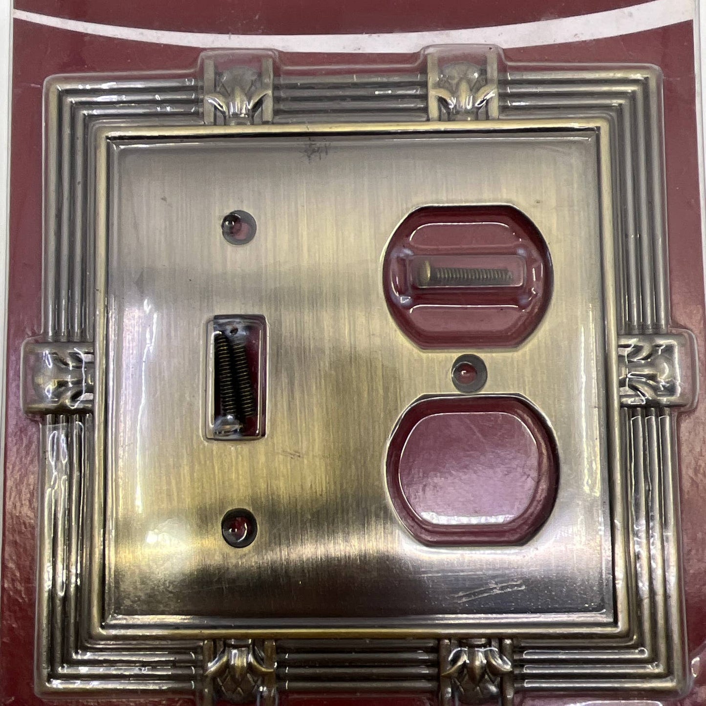 Brushed Bronze Pineapple Satin Antique Switch Outlet Cover Wall Plate TI4