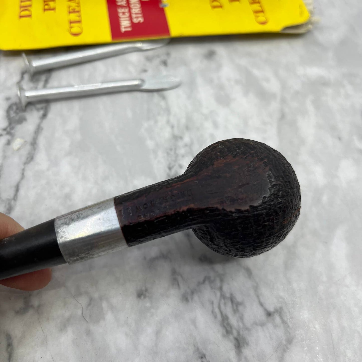 Vintage Tobacco Smoking Estate Pipe and Accessories Lot TJ9-3
