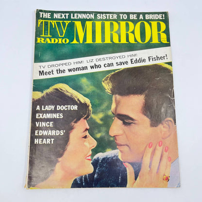 1962 July TV RADIO MIRROR Magazine Vince Edwards Eddie Fisher TC6