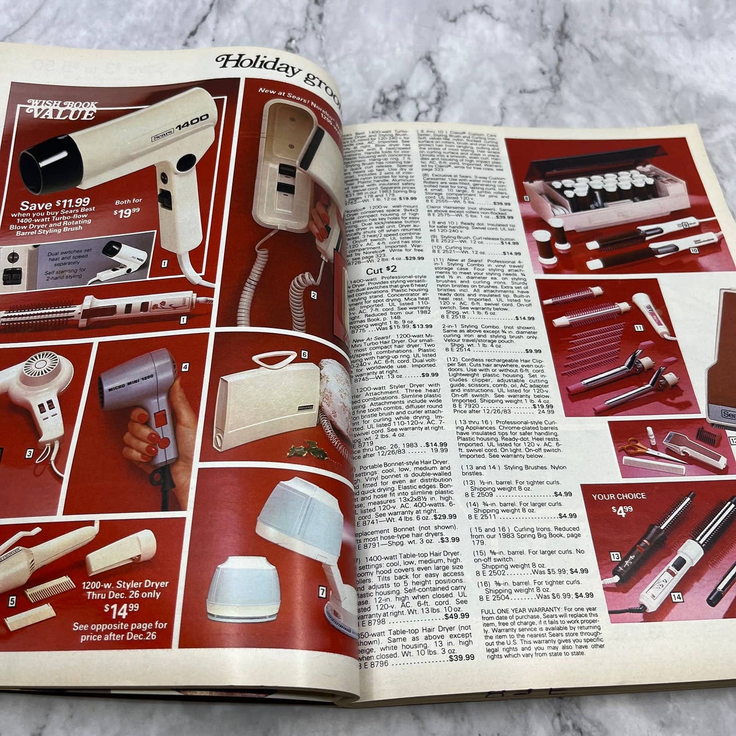 1983 Sears Wish Book Christmas Catalog / Atari / Barbie / Dukes of Hazard S2
