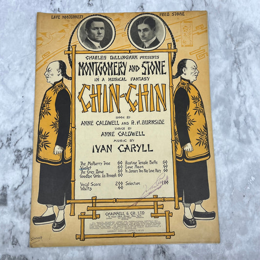 Chin-Chin - VIOLET 1914 Vintage Sheet Music Caldwell & Caryll V38