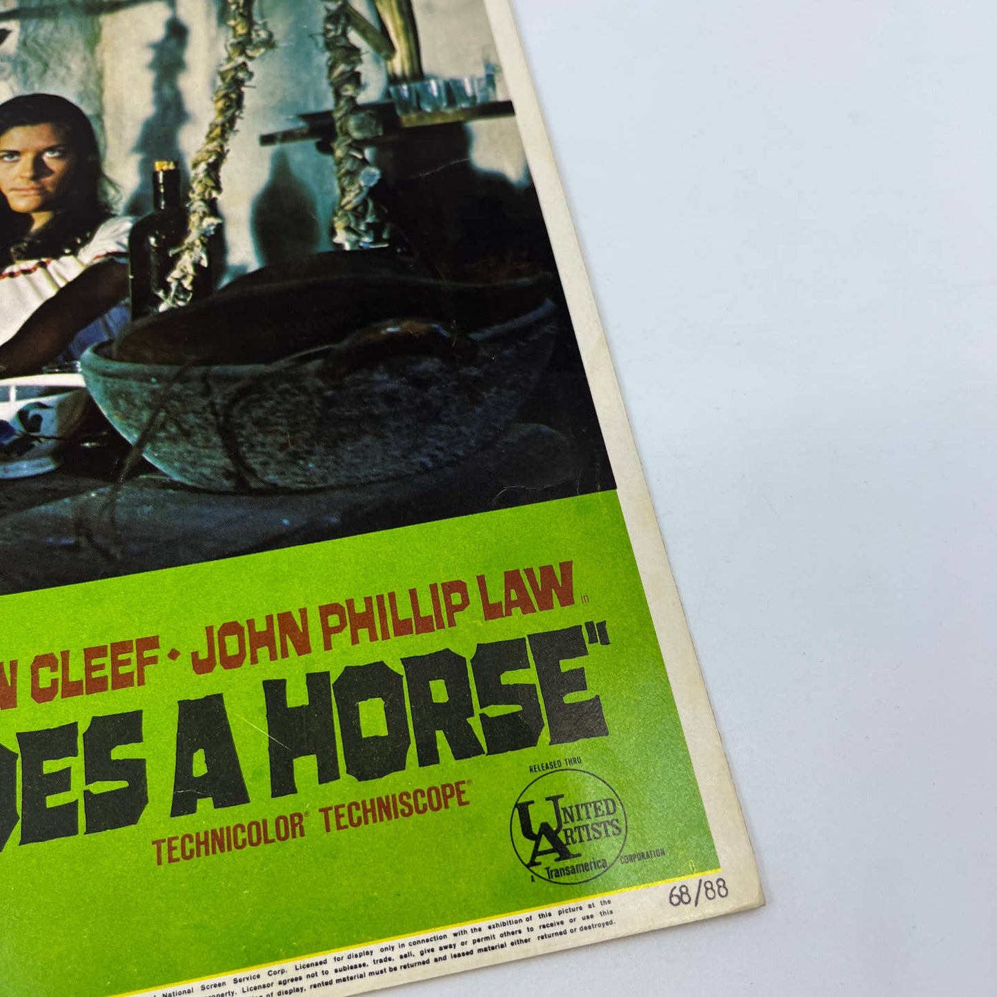 Death Rides A Horse 1968 Lobby Card #6 John Phillip Law Lee Van Cleef FL5