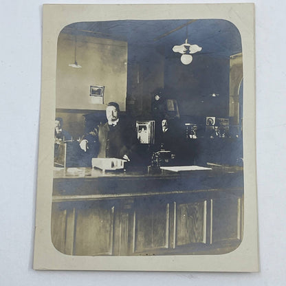 1903 Original Photo Interior View of Office Hijos de Luis Macias Zacatecas AC7