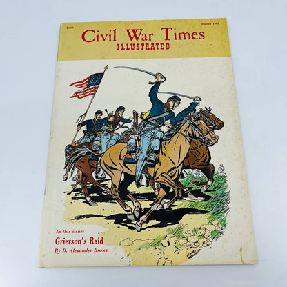 Vintage Civil War Times Illustrated January 1965 Grierson’s Raid