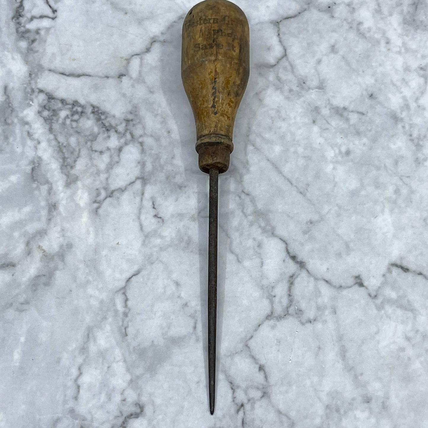 Antique Advertising Ice Pick Western Grain and Coal Co. Winona MN TJ1