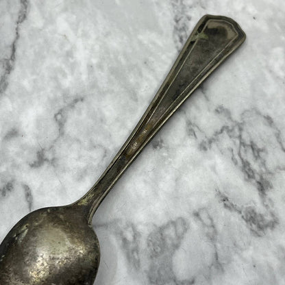 Antique c1920 Silverplate Demitasse Spoon Gunter Hotel San Antonio TX SE6-1