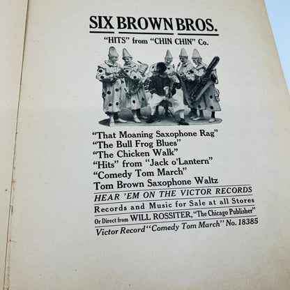 1917 The Story Book Ball Sheet Music Large Format Cat Fiddler Humpty Dumpty FL2