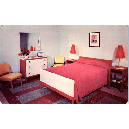 Vintage Postcard Luxurious Cabin at Fernwood Bushkill PA TD8-P2