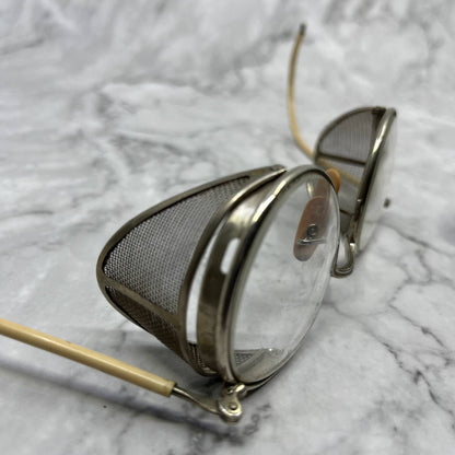Antique Safety Goggles Steampunk Welders AO American Optical w/ Case TD1