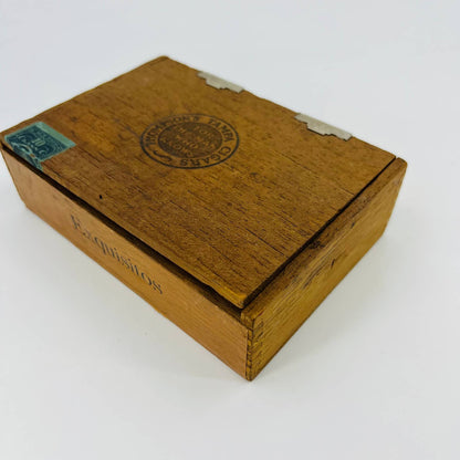 1926 Thompson's Tampa Cigars Box Exquisitos For the Man Who Knows 5” TD9