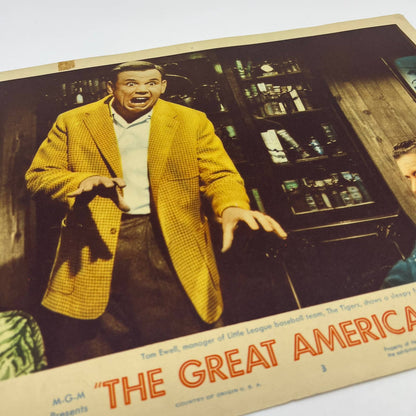 1956 The Great American Pastime Tom Ewell #3 Lobby Card FL4