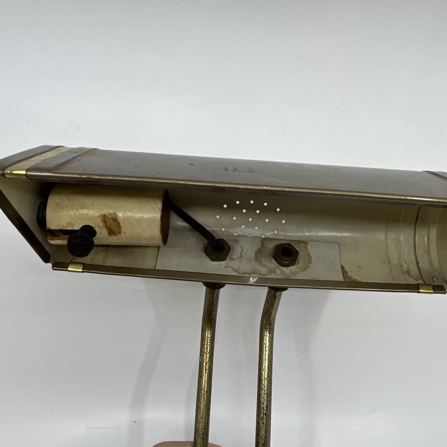 1950s Underwriters Laboratories Industrial Desk Lamp 11” Adjustable WORKS TH2