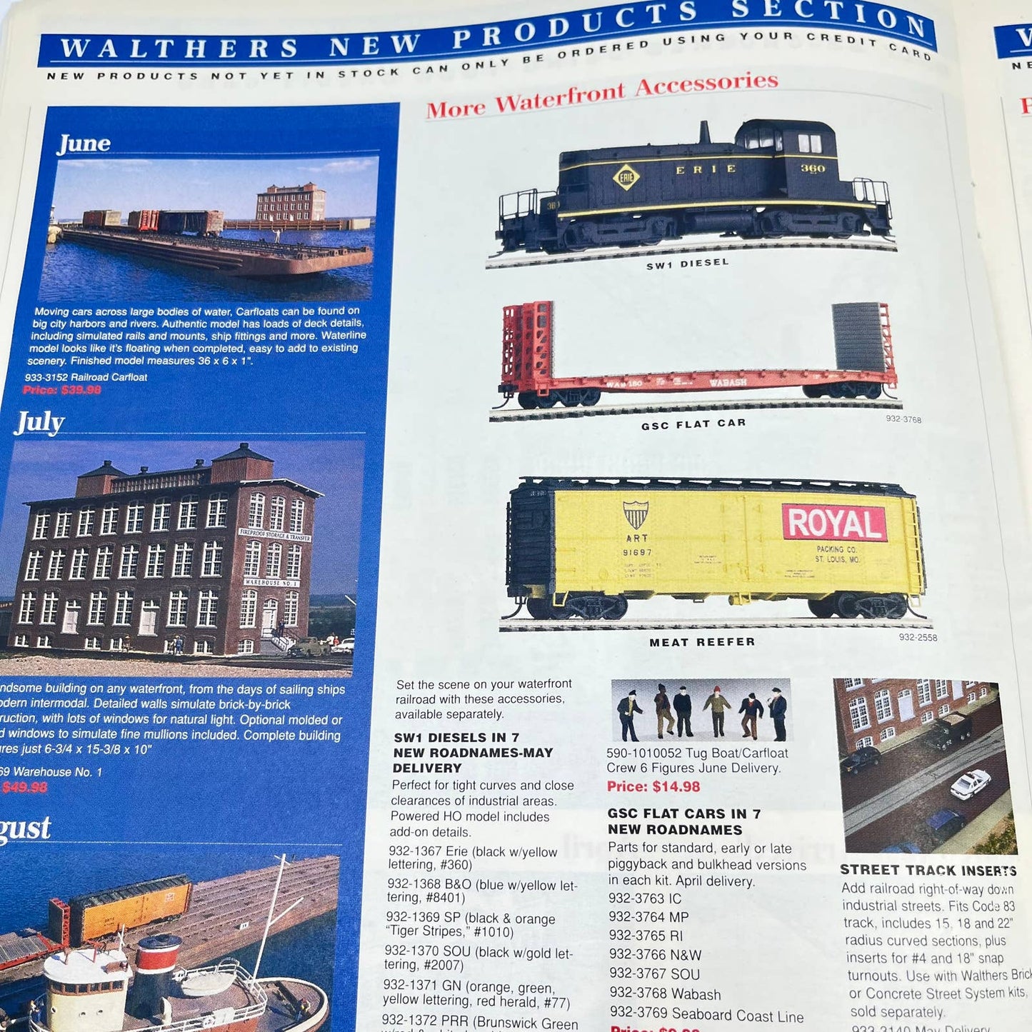 1998 Terminal Hobby Shop Spring Sale for Model Railroaders Catalog TC6