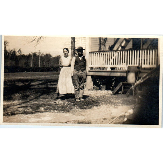 Antique Picture of an African American Man in Suit and Hat 2x4 AK3-M44